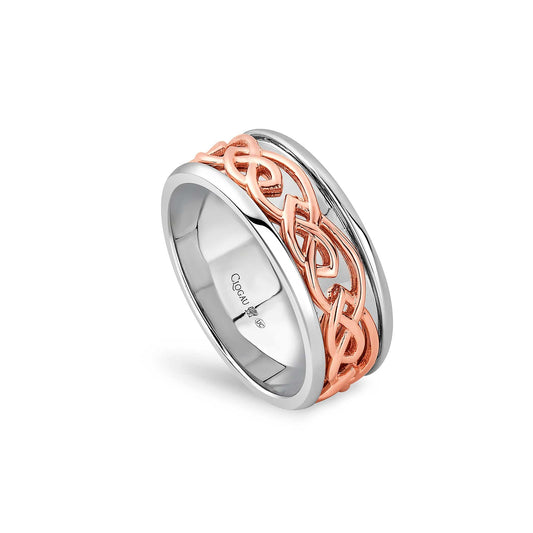 Royal Clogau® Sterling Silver Annwyl Wide Channel Ring