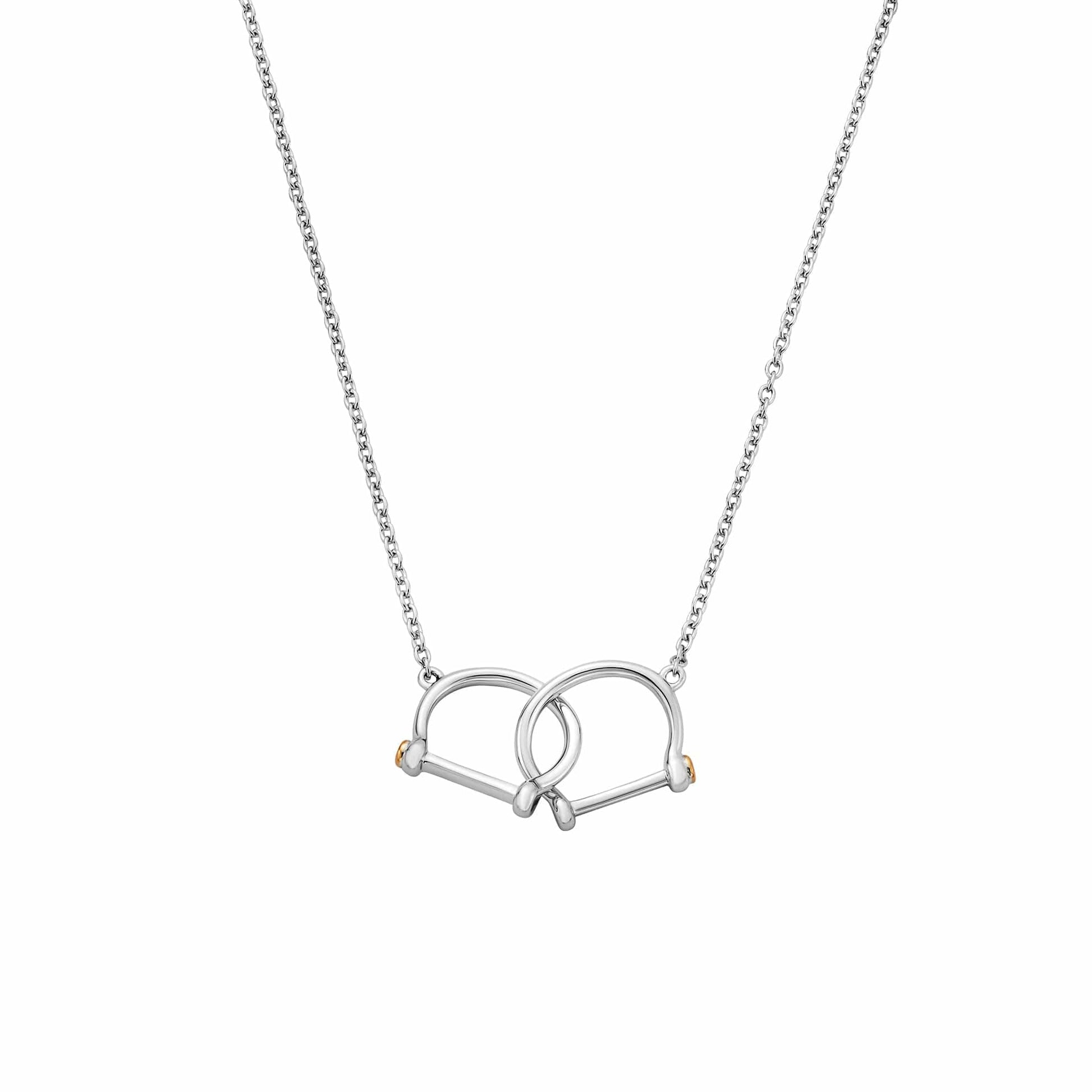 Royal Clogau® Sterling Silver Stirrup Necklace
